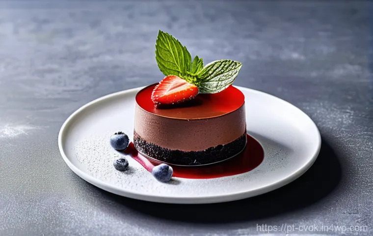 대체 단백질 요리법으로 만드는 특별한 파티 메뉴 - **Elegant Plant-Based Main Course Feast:** An artistic, slightly elevated shot of a sophisticated di...